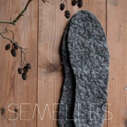 Semelles en laine feutrée